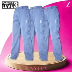 [Pague 2, Leve 5] Calça Feminina Aurora em Malha de Seda Gelo e Poliéster (Sua Nova Peça Favorita!)