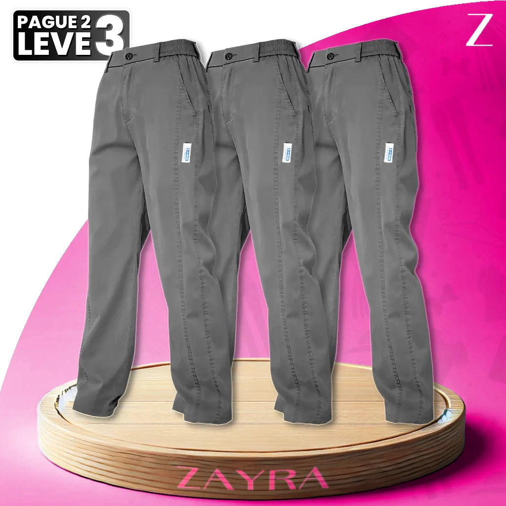 [Pague 2, Leve 5] Calça Feminina Aurora em Malha de Seda Gelo e Poliéster (Sua Nova Peça Favorita!)