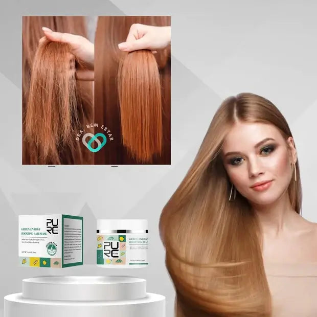 Hair Mask Pure® - Tratamento Capilar Intensivo (QUEIMA DE ESTOQUE 🔥)