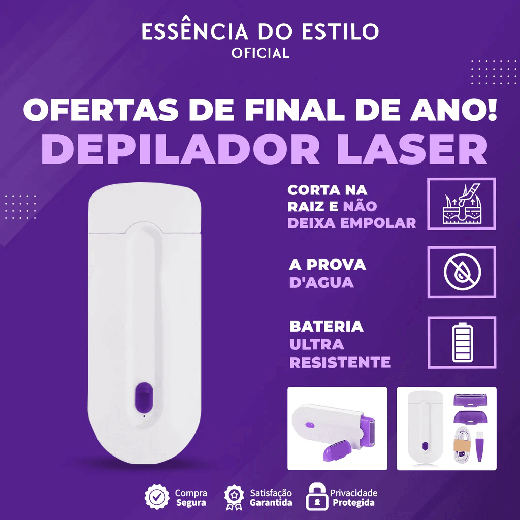 Depilador Efeito Laser Flex® |  Oferta Válida Apenas Hoje
